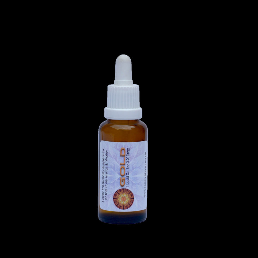 A bottle of monoatomic gold